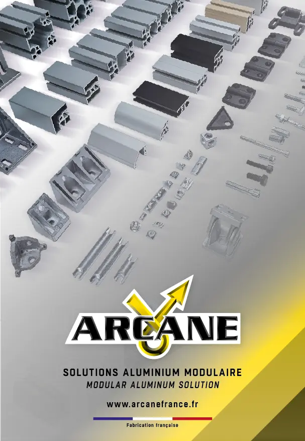 couverture du catalogue accessoires arcane pour le téléchargement
