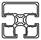 section profilé 45x45 1F