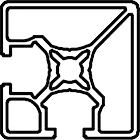 section profilé 40x40 2f