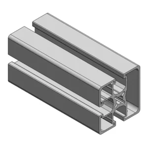 Profilé aluminium 45x45 - 1 face fermée