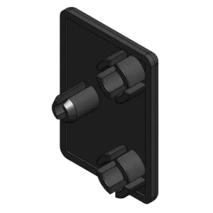 Embout de profilé aluminium 45x32
