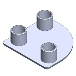 Embout de profilé aluminium 45x90°R