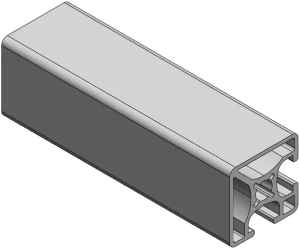 Profilé aluminium 30x30 deux faces fermées