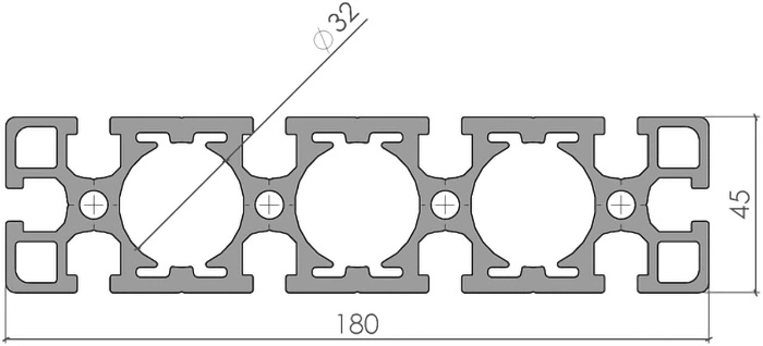 profilé 45x180