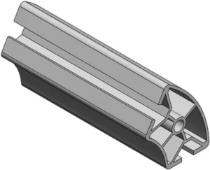 Profilé aluminium R30/60 60°