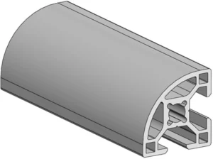 Profilé aluminium 30x90° R