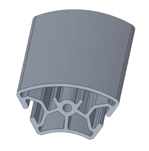 Profilé aluminium R30/60 60°