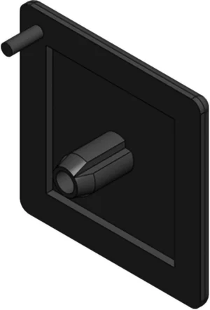 Embout profilé aluminium 40x40