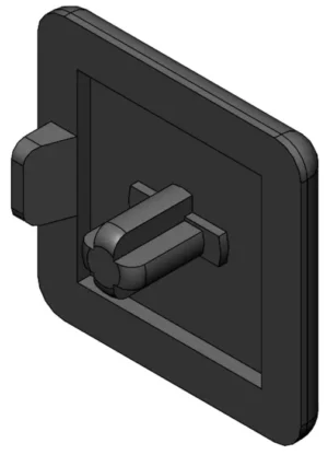 Embout pour profilé aluminium 20x20