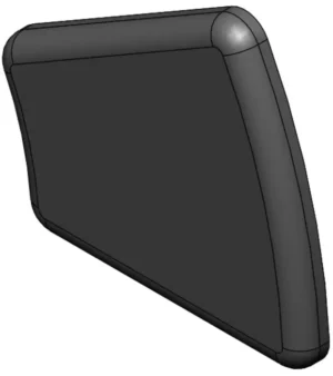 Embout pour profilé aluminium R30/60 30°