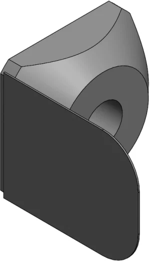 Écrou carré avec languette pour profilé aluminium