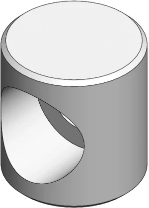 Noix de serrage simple pour profilé aluminium
