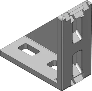 Équerre double 30x60 pour profilé aluminium