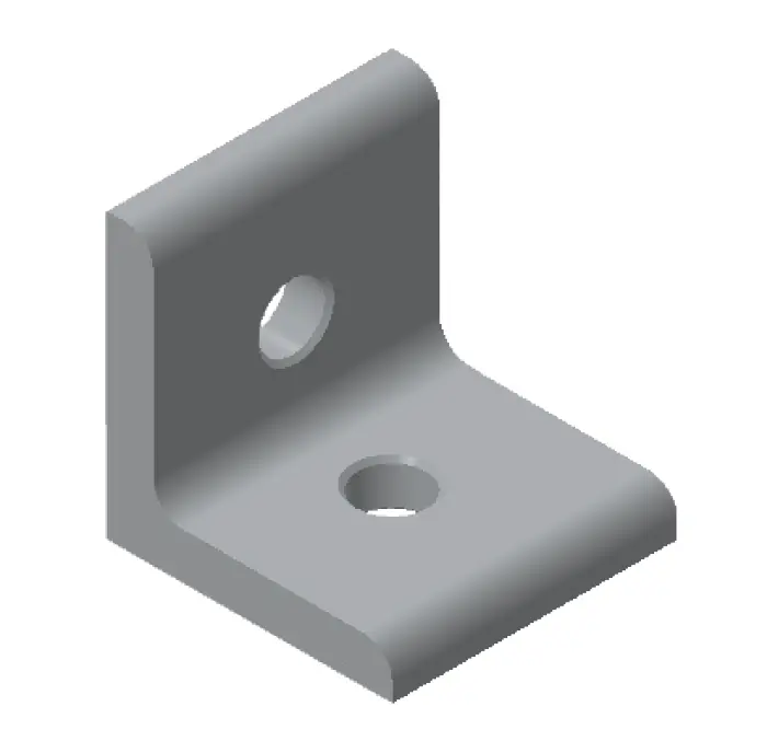 Équerre cornière 40 pour profilé aluminium