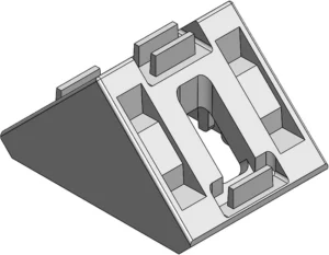 Équerre 30 pour profilé aluminium