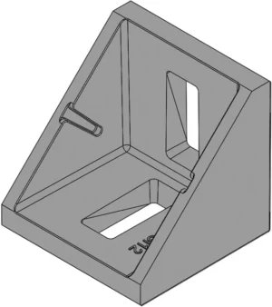 Équerre 40 pour profilé aluminium