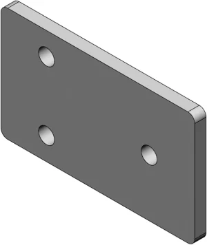 Plat pour panneau démontable 45x45 - jeu 0 mm