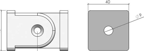 Articulations réglables - profilé aluminium – Image 4
