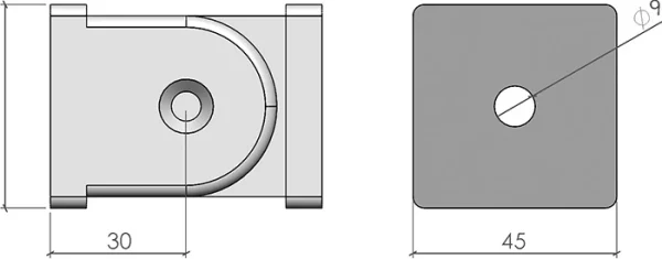 Articulations réglables - profilé aluminium – Image 2
