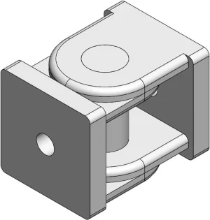 articulation réglable pour profilé aluminium