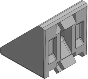 Équerre simple 18 pour profilé aluminium