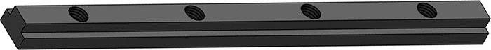 Éclisse 180 mm pour profilé aluminium