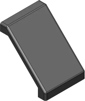 Embout pour équerre 40 en polyamide noir