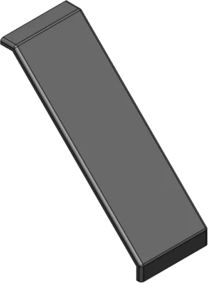 Embout pour équerre 45x90 en polyamide noir