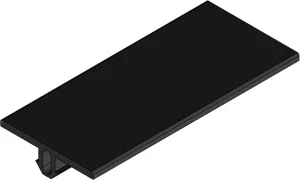 Joint plat PVC souple - profilé aluminium rainure 8mm