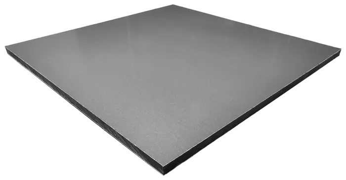 Panneau aluminium sandwich (Dibond) Gris