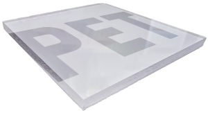 plaque PETtransparent sur mesure