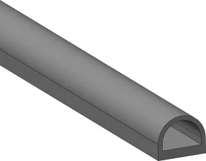Joint bombé adhésif pour profilé aluminium