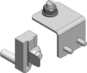 Kit panneau basculant pour profilé aluminium