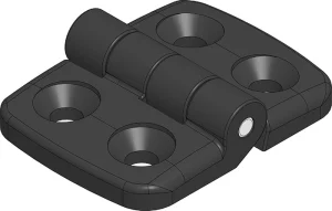 Charnière 20x20 pour profilé aluminium