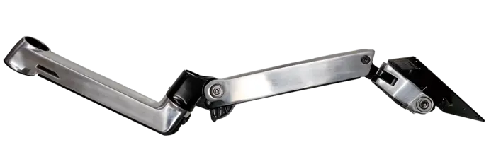 Support pour Écran 5 Axes vue de coté