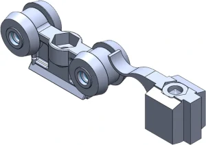 Chariot coulissant pour profilé aluminium