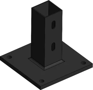Embase de fixation 45x45 pour profilé aluminium