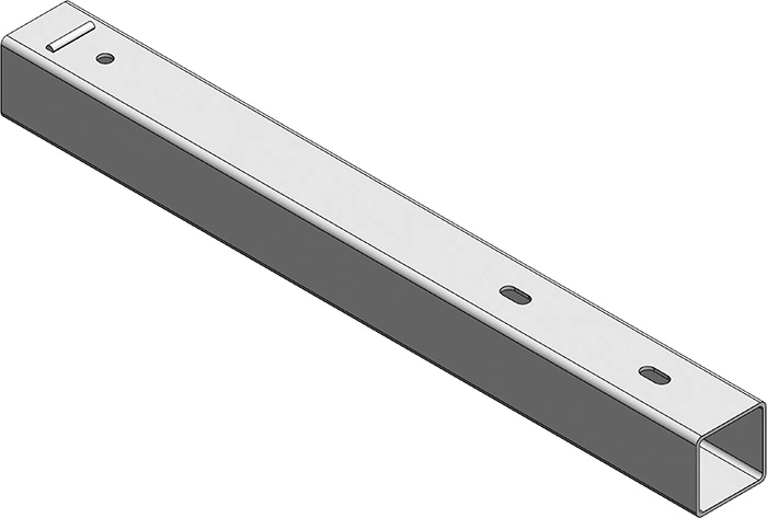 Tube de réglage pour profilé aluminium