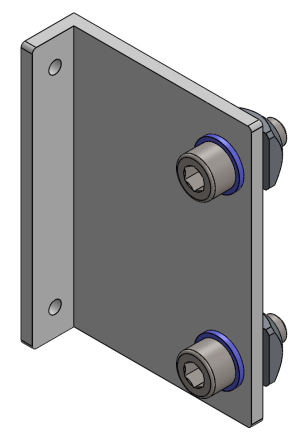 Support verrou à billes 70 - profilé aluminium 45x45