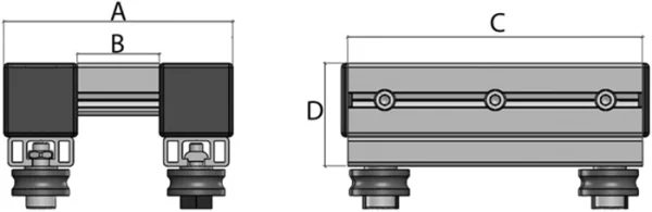 plan du Chariot de Guidage pour Axe 10 mm