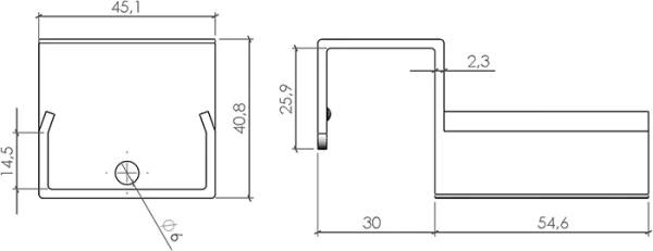 plan du Support Rail