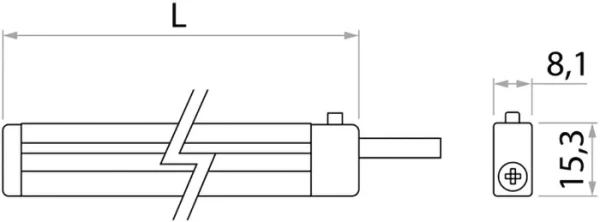 plan de la Barre LED 24V pour Profilés en Aluminium