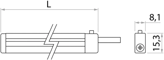 plan de la Barre LED 24V pour Profilés en Aluminium