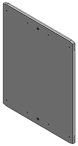 Plateau pour Convoyeur TRC vue de face